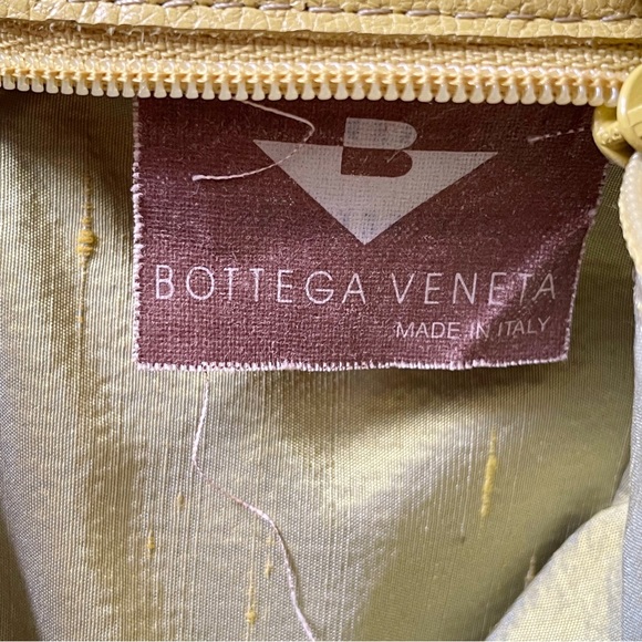 ❤️SOLD❤️Bottega Veneta yellow snakeskin leather vintage shoulder bag - Picture 12 of 13